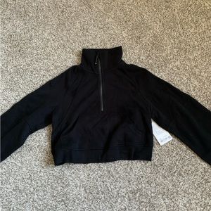 Lulu Lemon Black Funnel Neck Scuba Size Small